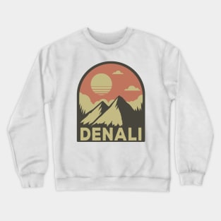 denali national park  mountains Crewneck Sweatshirt